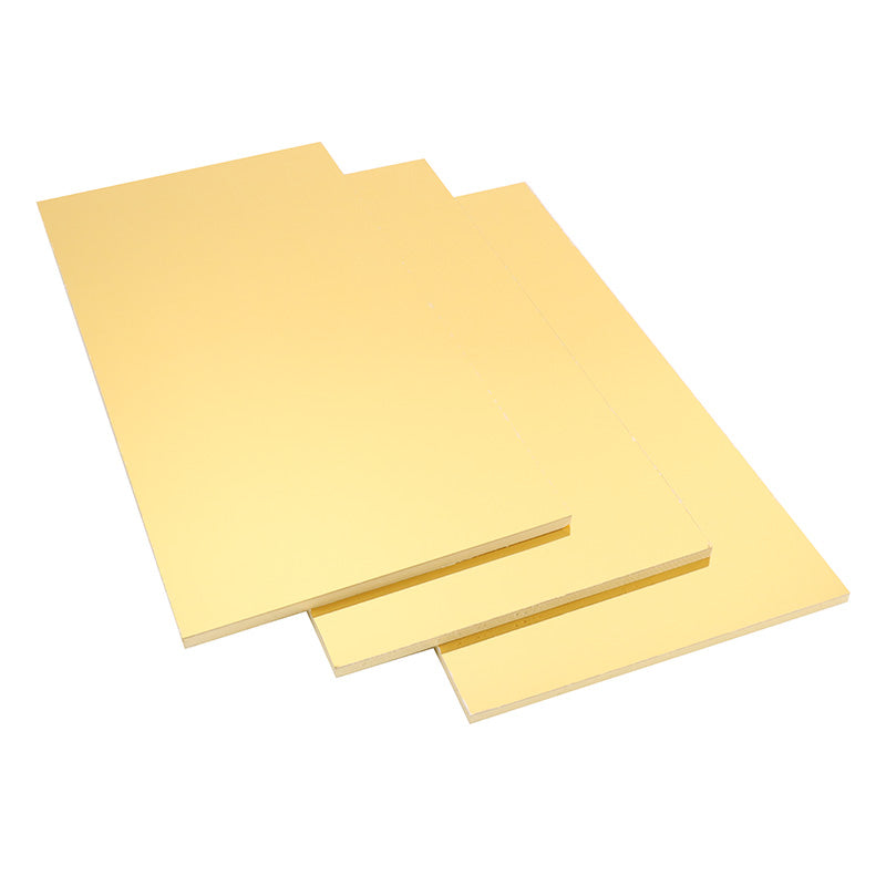 Panel de PVC acabado de Espejo Dorado / Pieza (1.22x2.44 m)