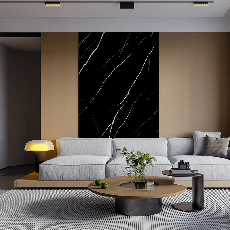 Mármol Digital de PVC Obsidiana / 7 Piezas (1.22x2.44 m)