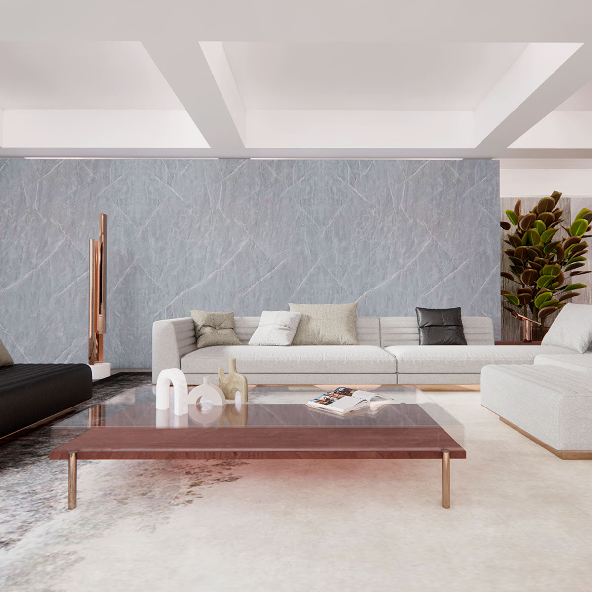 Tapiz Autoadherible Matte Asmara / Caja con 12 pzs. de (2.4 m x 1.2 m)