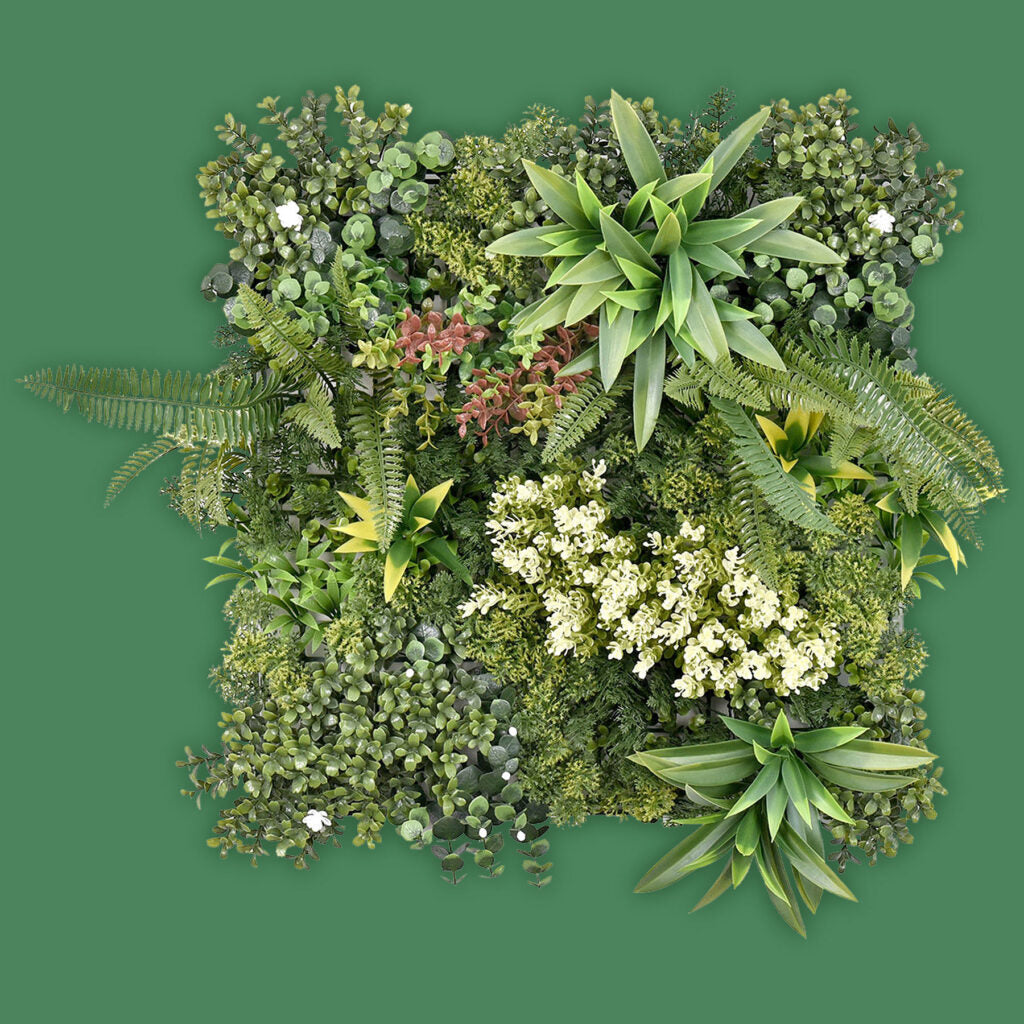 Follaje Artificial Amazonas-B / Caja con 12 pzs. de 50x50 cm