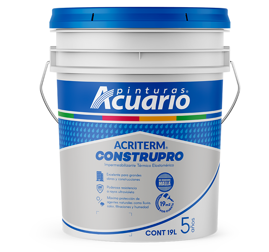 Acriterm® Construpro 5 años / Cubeta de 19L