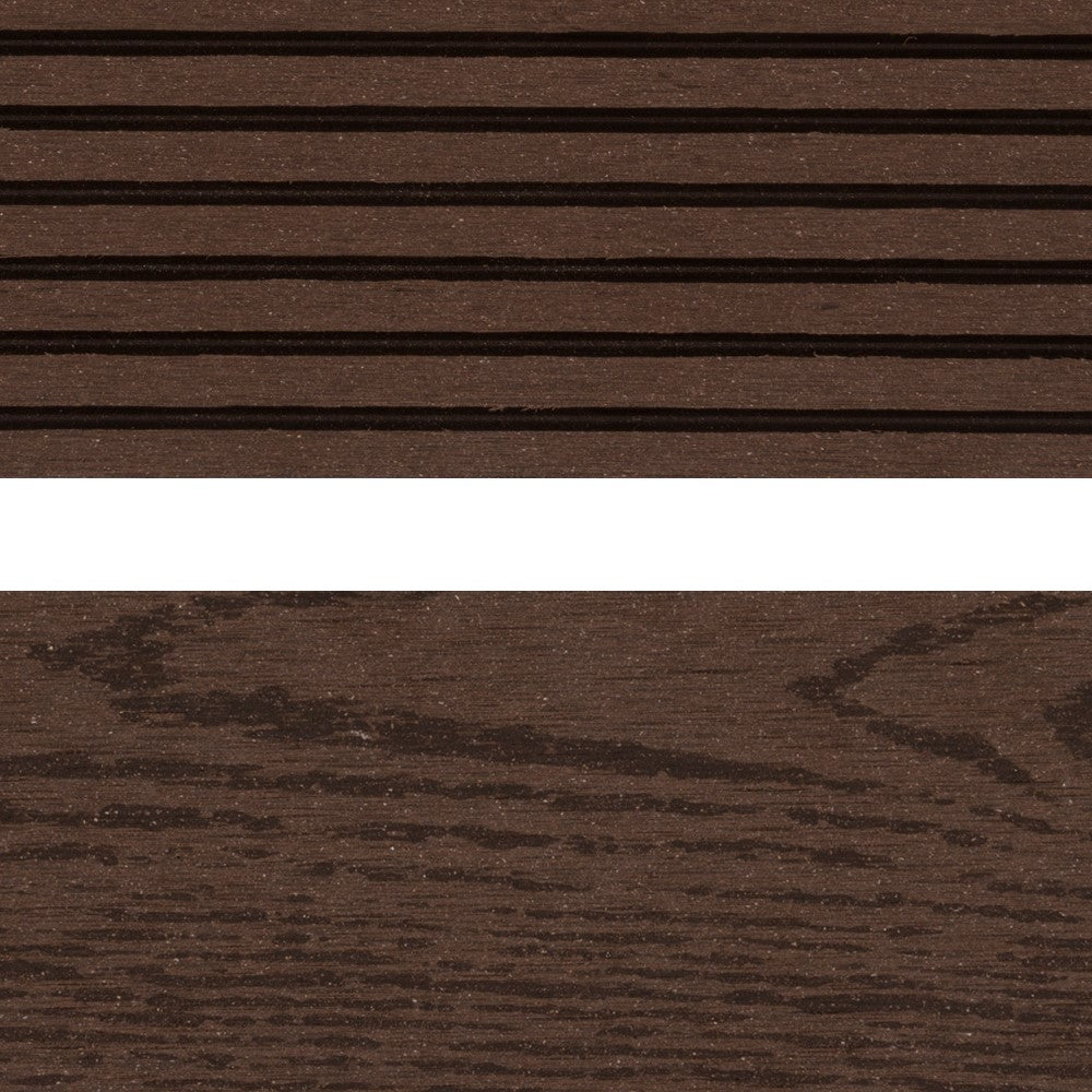 1 m2 de Deck sintético de WPC Brown