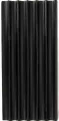 Panel Remetido Wave Negro Beta / 14 pzas. (290x16 cm)