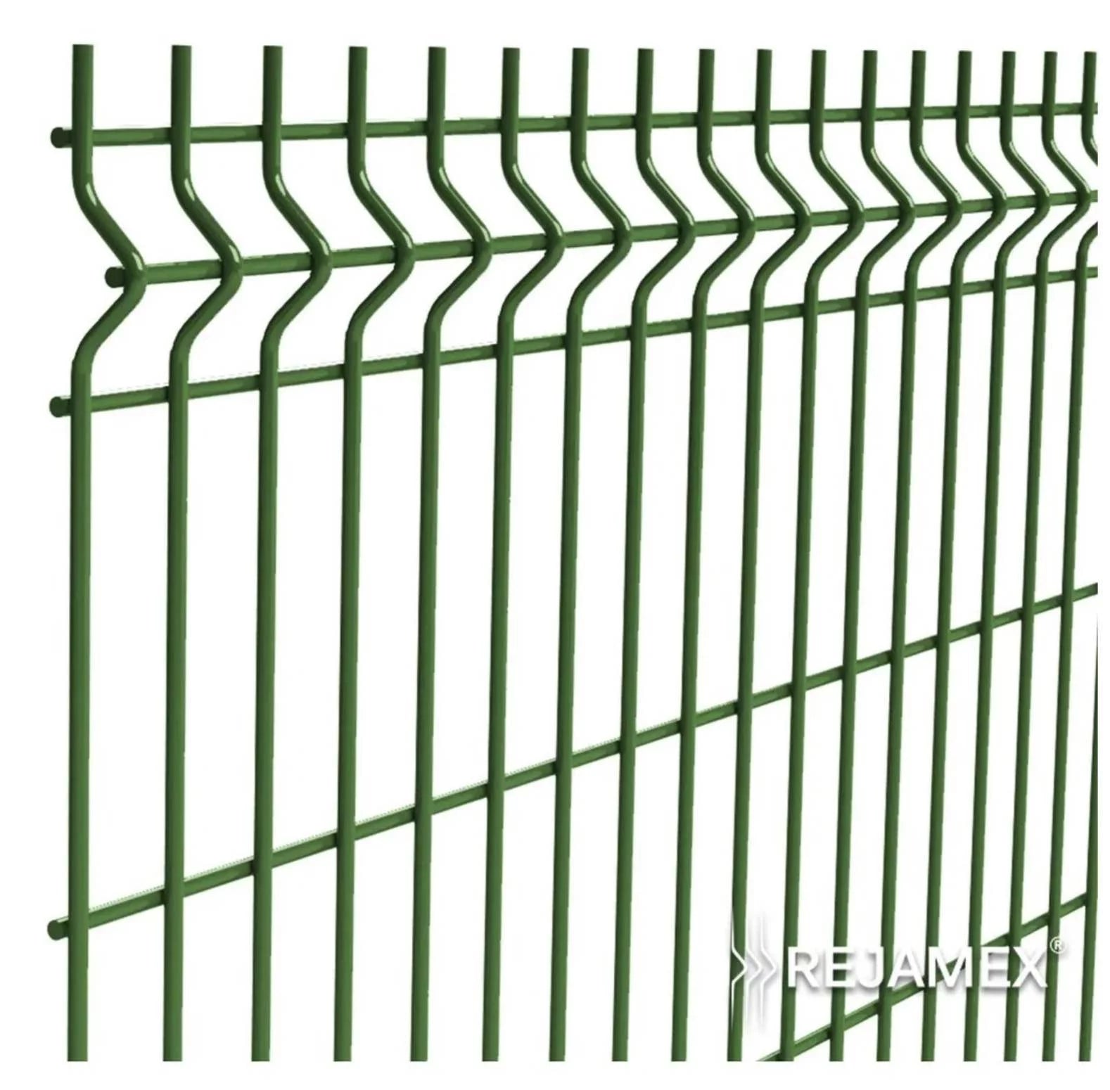 POSTE PARA REJA INDE C-8 2.00 ALT. VERDE. / BLANCA