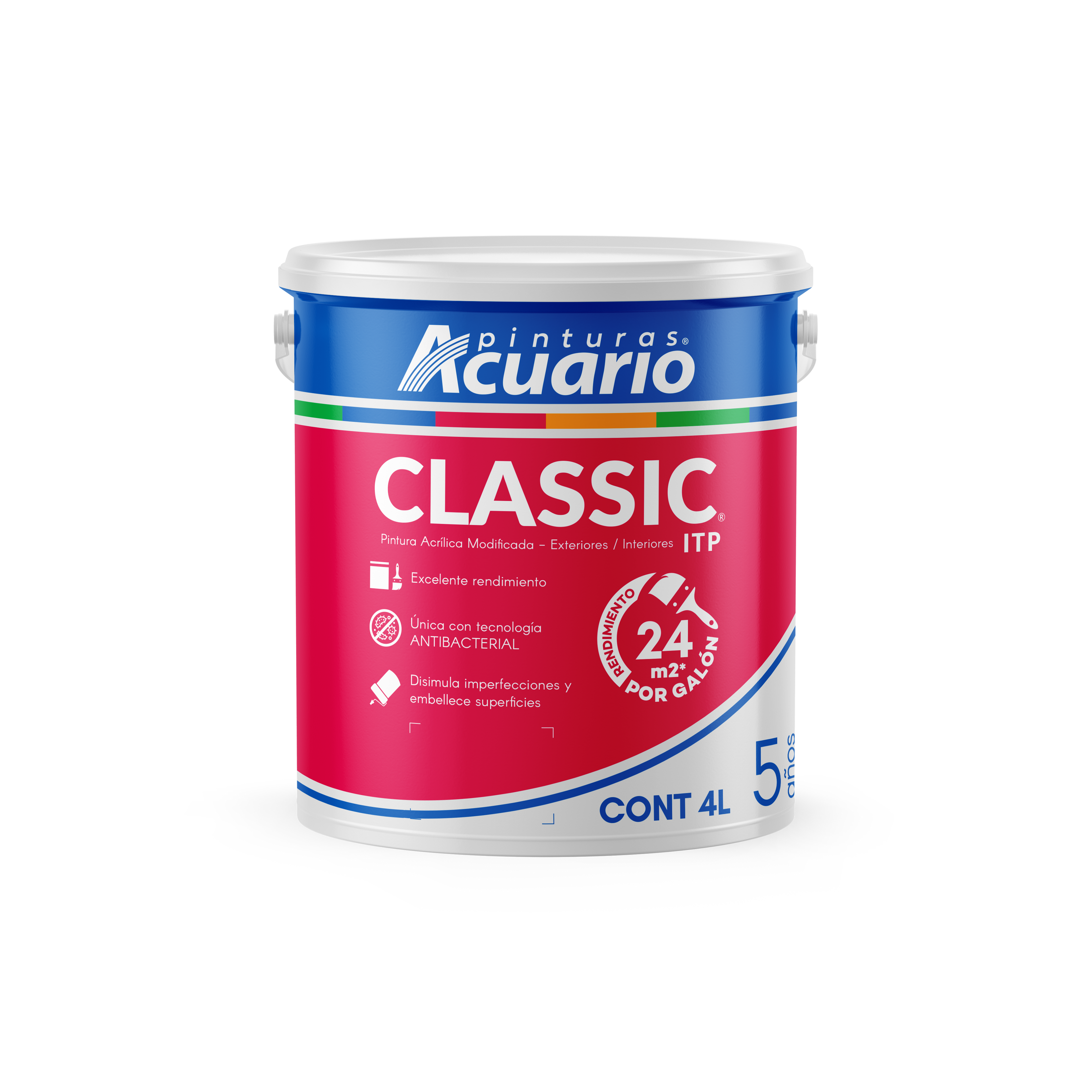 Pintura Vinílica CLASSIC® / Galón (4L)