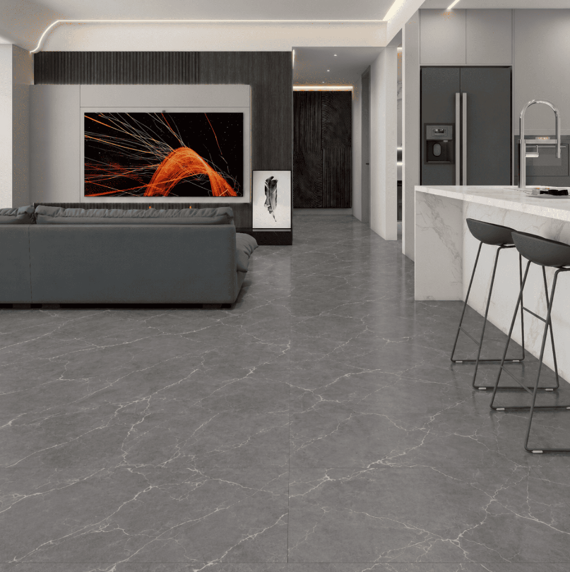 Piso Vinílico en Duela SPC Pietra Grey / 5mm+IXPE 1.5mm / Caja (2.225 m2)