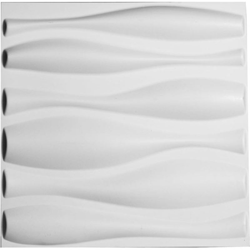 Panel 3D de PVC Charlotte / 10 piezas de 50x50 cm