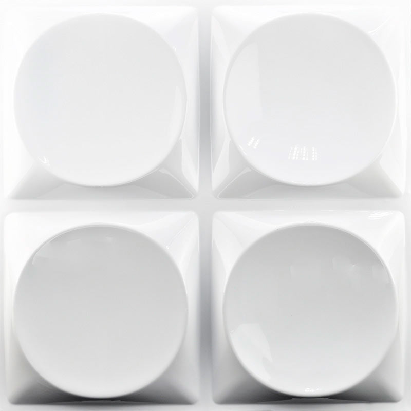 Panel 3D de PVC Chicago / 10 piezas de 50x50 cm