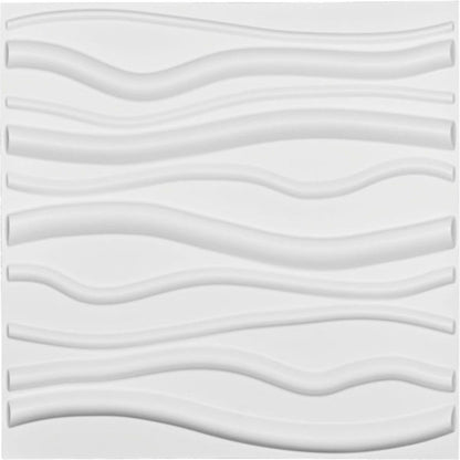 Panel 3D de PVC Cleveland / 10 piezas de 50x50 cm