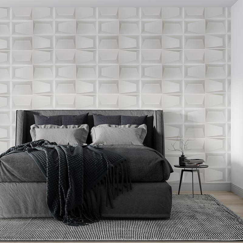 Panel 3D de PVC Columbus / 10 piezas de 50x50 cm