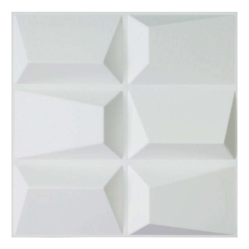 Panel 3D de PVC Columbus / 10 piezas de 50x50 cm
