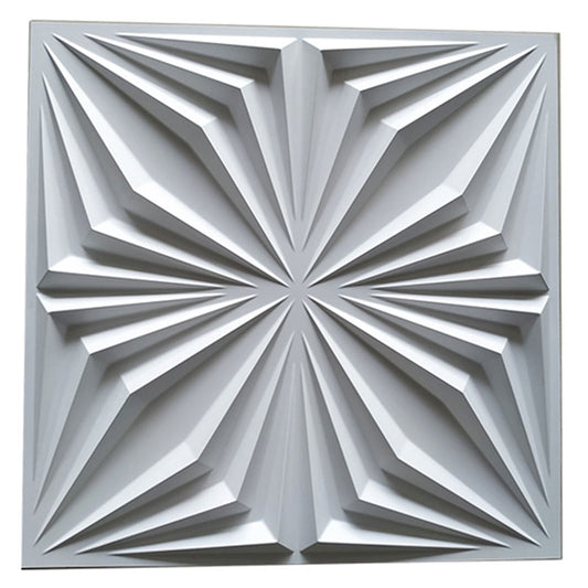 Panel 3D de PVC Detroit / 10 piezas de 50x50 cm