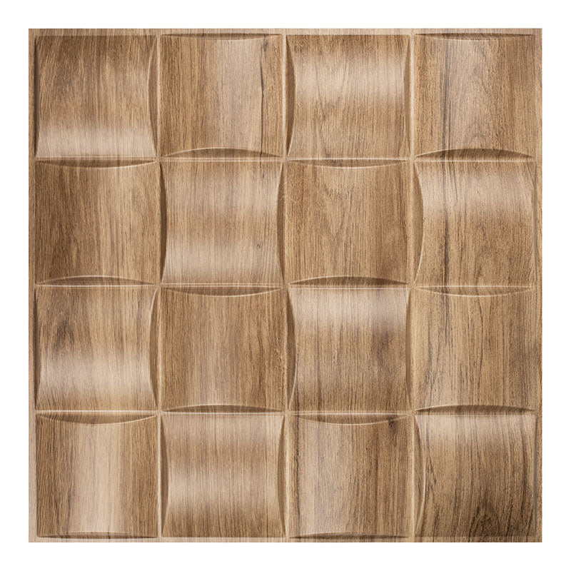 Panel 3D de PVC Providence / 10 piezas de 50x50 cm