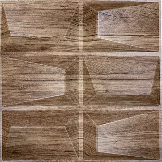 Panel 3D de PVC Raleigh / 10 piezas de 50x50 cm