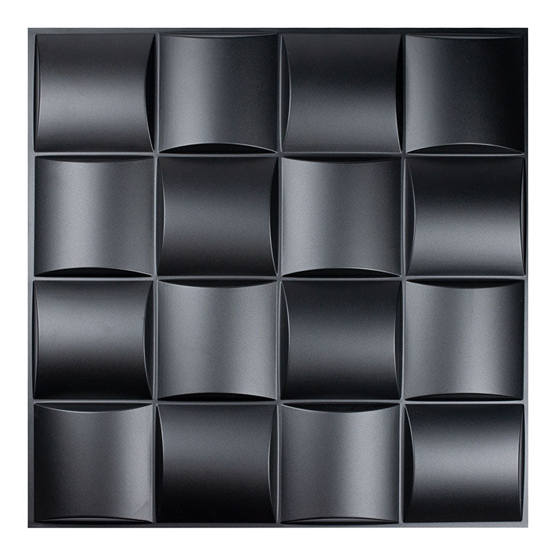 Panel 3D de PVC Sacramento / 10 piezas de 50x50 cm