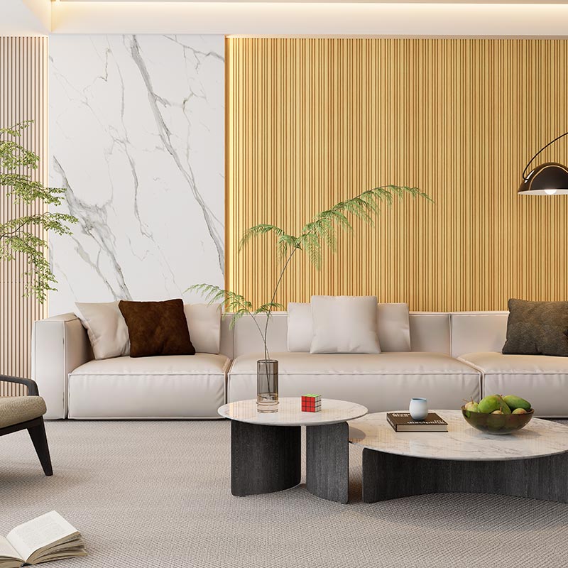 Lambrín de WPC Desigual (interior) BAHIA / Pieza de 290x14.9 cm