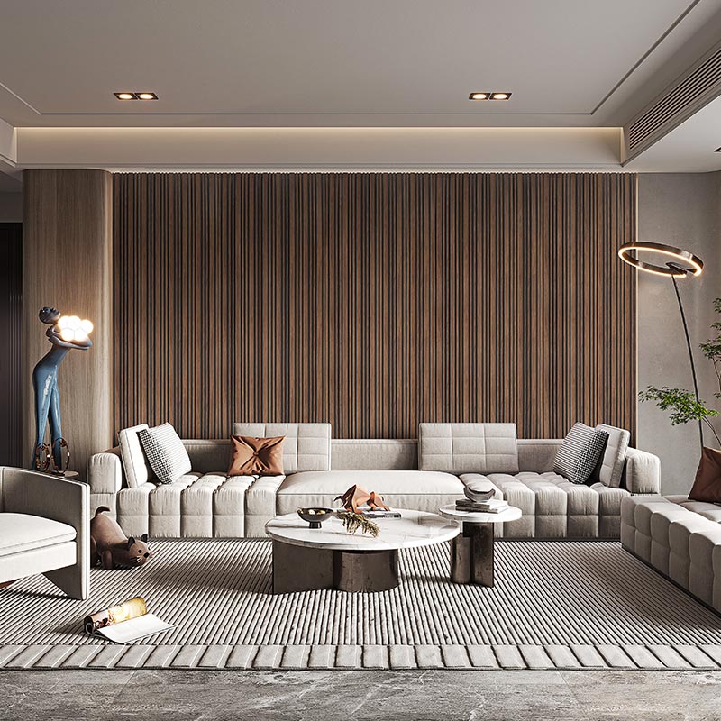 Lambrín de WPC Desigual (interior) PAROTA / Pieza de 290x14.9 cm