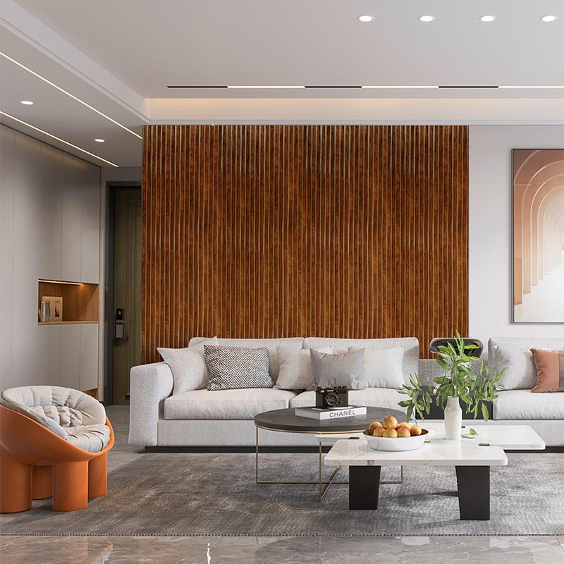 Lambrín de WPC Media Luna (interior) CRESSIDA / Pieza de 290x15.2 cm