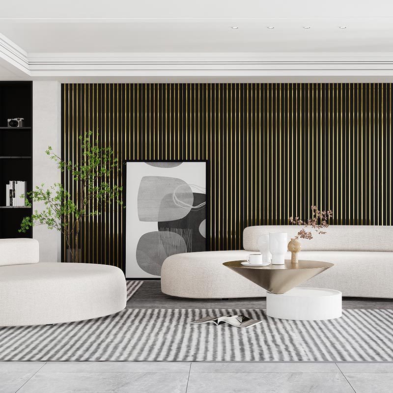 Lambrín de WPC media luna (interior) GILDARA / Pieza de 290x15.2 cm