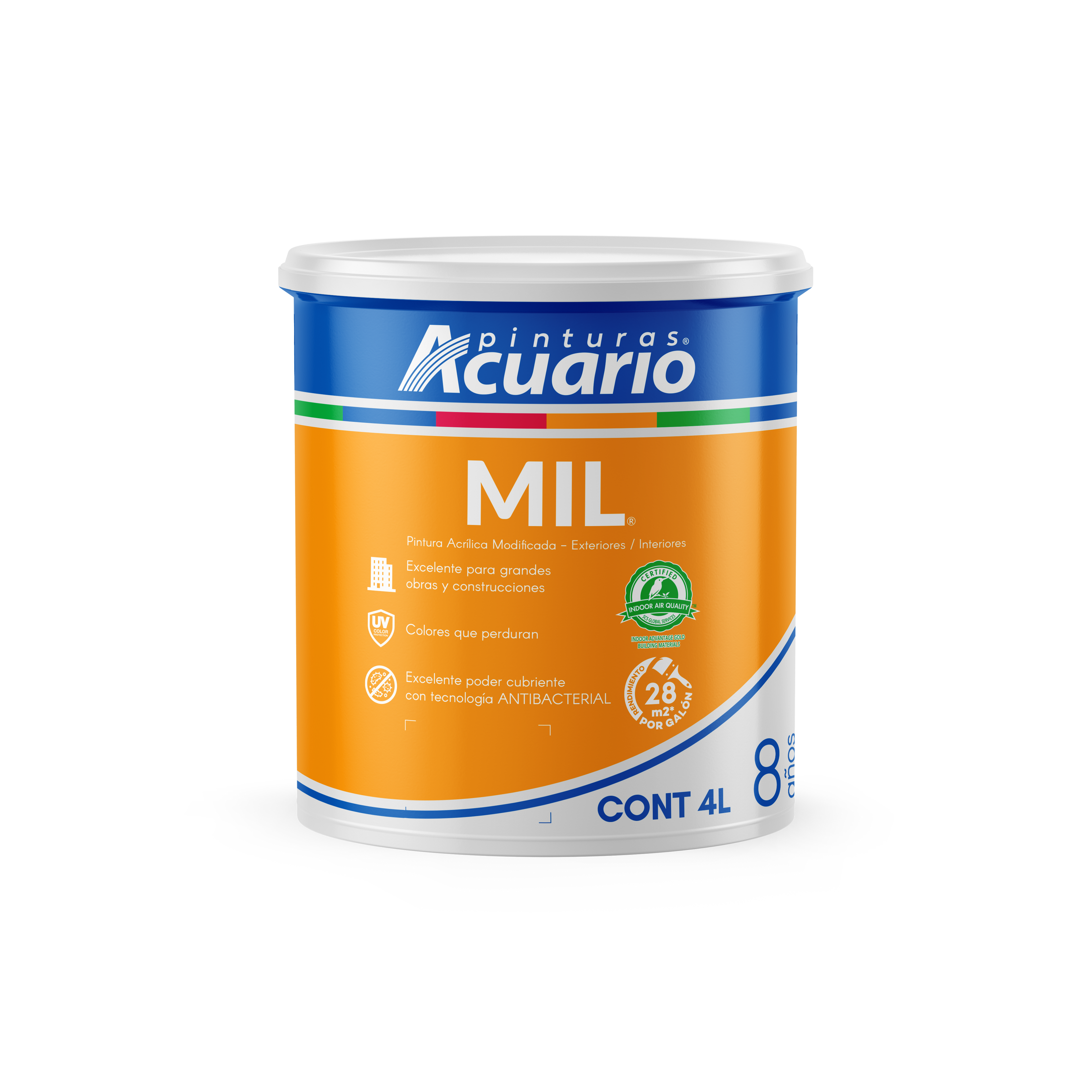 Pintura Vinílica MIL® / Galón (4L)