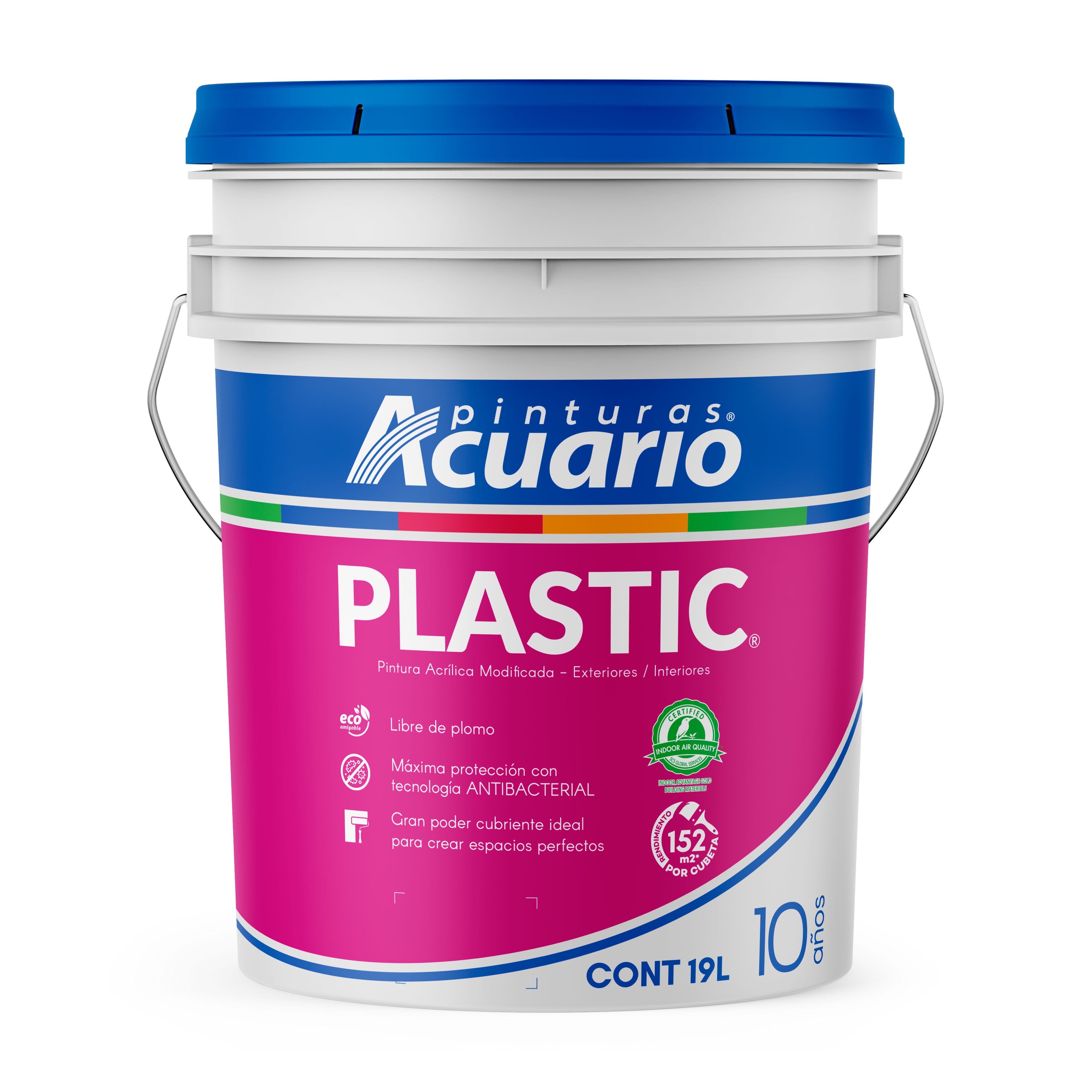 Pintura Vinílica PLASTIC® / Cubeta (19L)