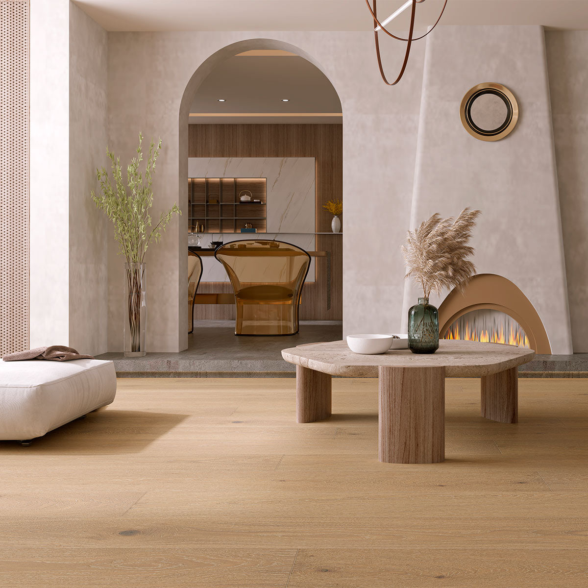 Piso de Madera Oak Valhala Brushed UV Oiled / Caja (2.888 m2)
