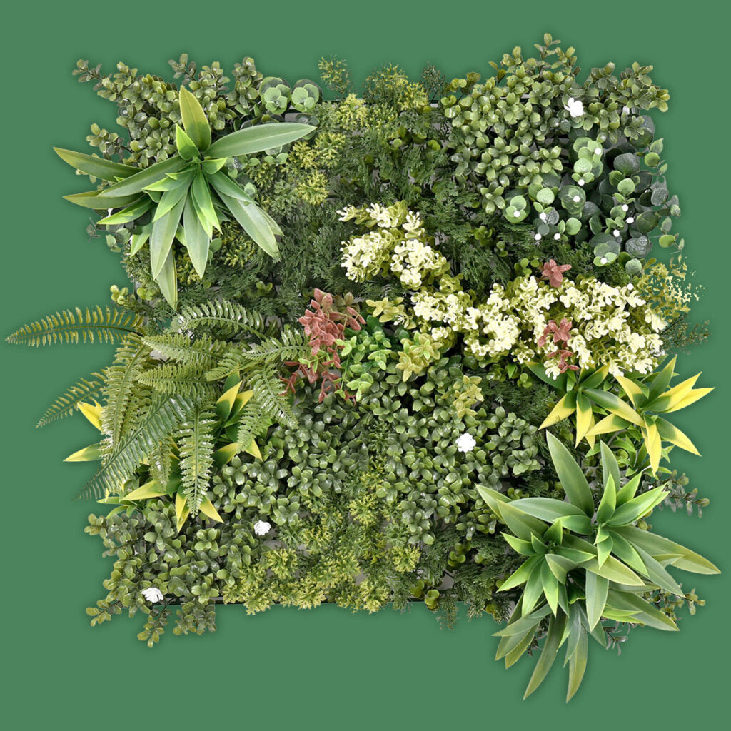 Follaje Artificial Amazonas-A / Caja con 12 pzs. de 50x50 cm