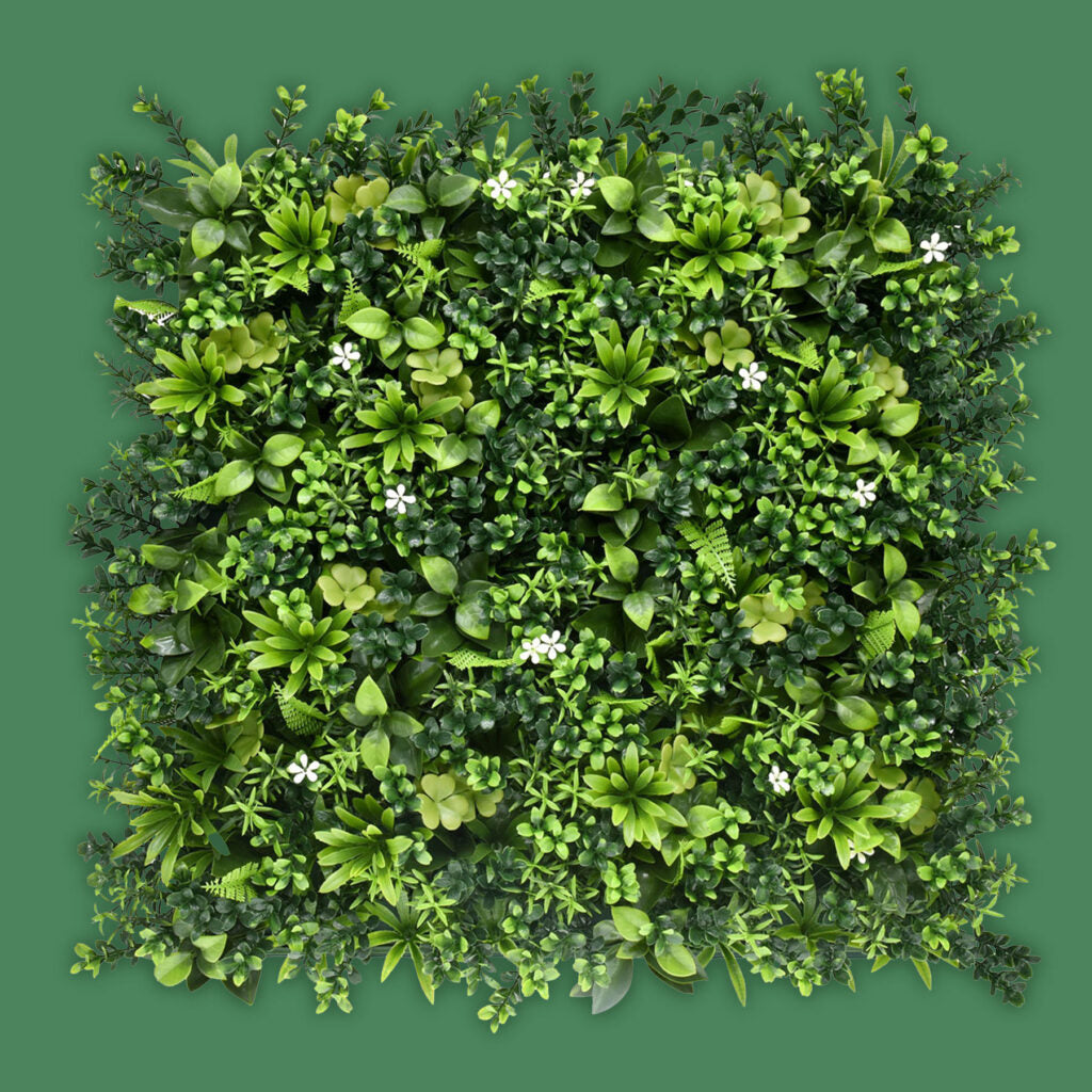 Follaje Artificial Bruselas / Caja con 12 pzs. de 50x50 cm