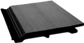 Negro / Wall Cladding para Exterior / 2 pzas. (2.2 m x 15.1 cm)