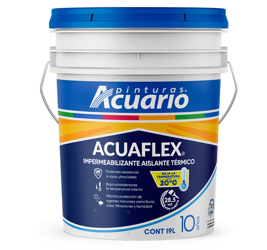 Acuaflex® Impermeabilizante Aislante Térmico / Cubeta de 19L