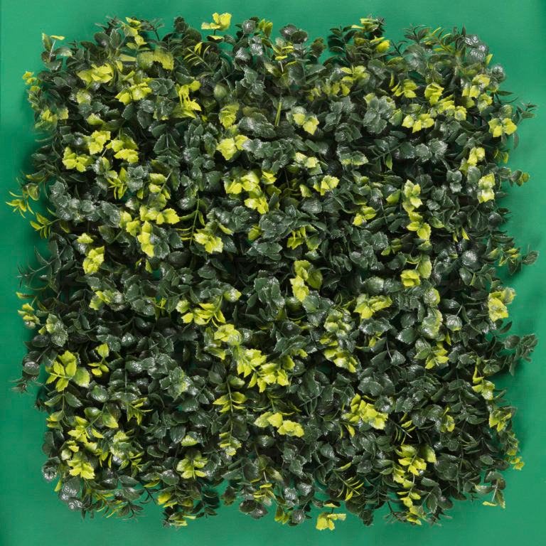 Follaje Artificial Menta / Caja con 12 pzs. de 50x50 cm