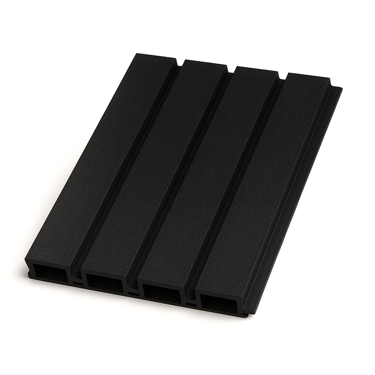 Lambrín WPC (exterior) Dark Black / Caja con 4 piezas de 285x21.9 cm