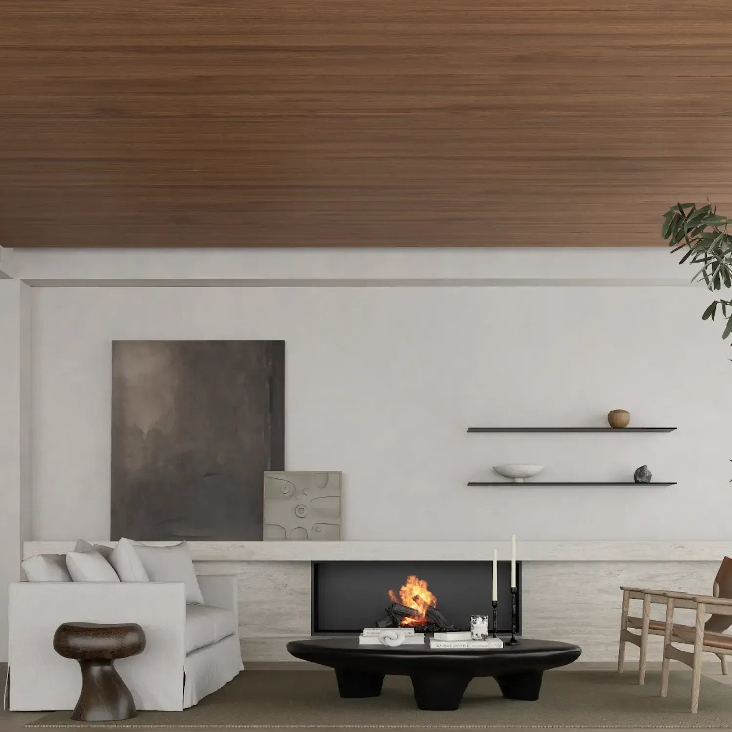 Panel Tipo Madera Río / 10 Piezas (280x30 cm)