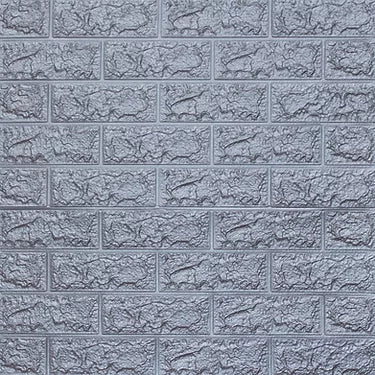 Panel Soft Plata / 10 piezas de 70x77 cm