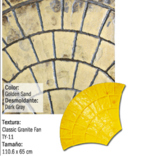 Molde para CE / Classic Granite Fan 109x63 cm / Pieza