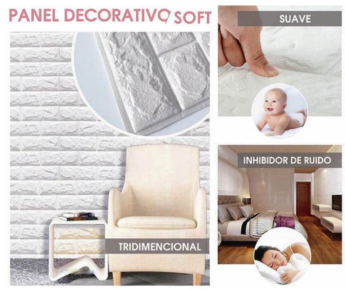Panel Soft Rosa Pastel, precio por 5.39 m2