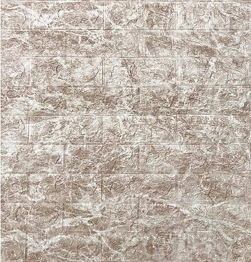 Panel Soft Mármol Café / 10 piezas de 70x77 cm