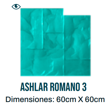 Molde para CE / Ashlar Romano 3 60x60 cm / Pieza