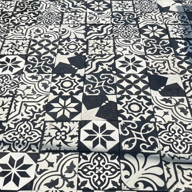 Mosaico Artesanal "Collage B&W" / m2