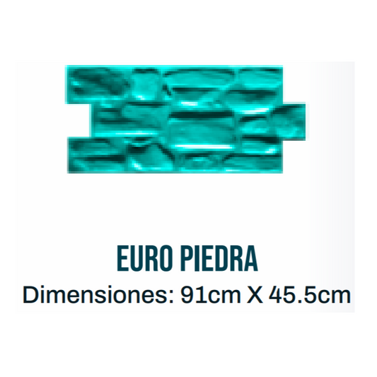 Molde para CE / Euro piedra 91x41.5 cm / Pieza