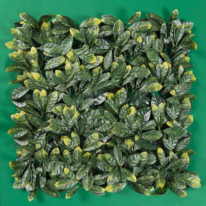 Follaje Artificial Laurel / Caja con 12 pzs. de 50x50 cm