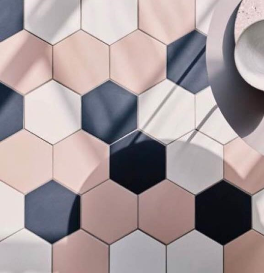 Mosaico Artesanal "Hexagonal" / m2
