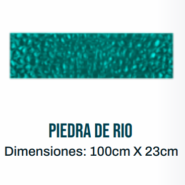 Molde para CE / Piedra de río 100x23 cm / Pieza