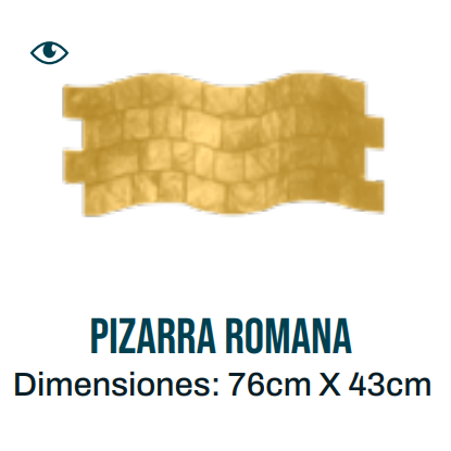 Molde para CE / Pizarra romana 76x43 cm / Pieza