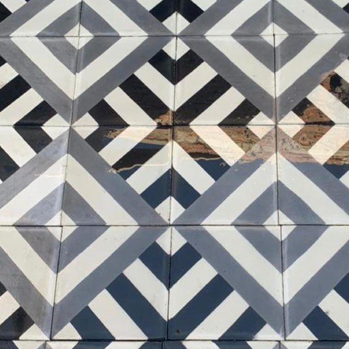Mosaico Artesanal "Rombo Yutti" / m2